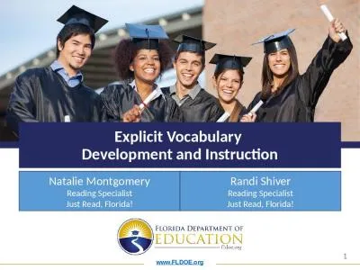 Explicit Vocabulary  Development and