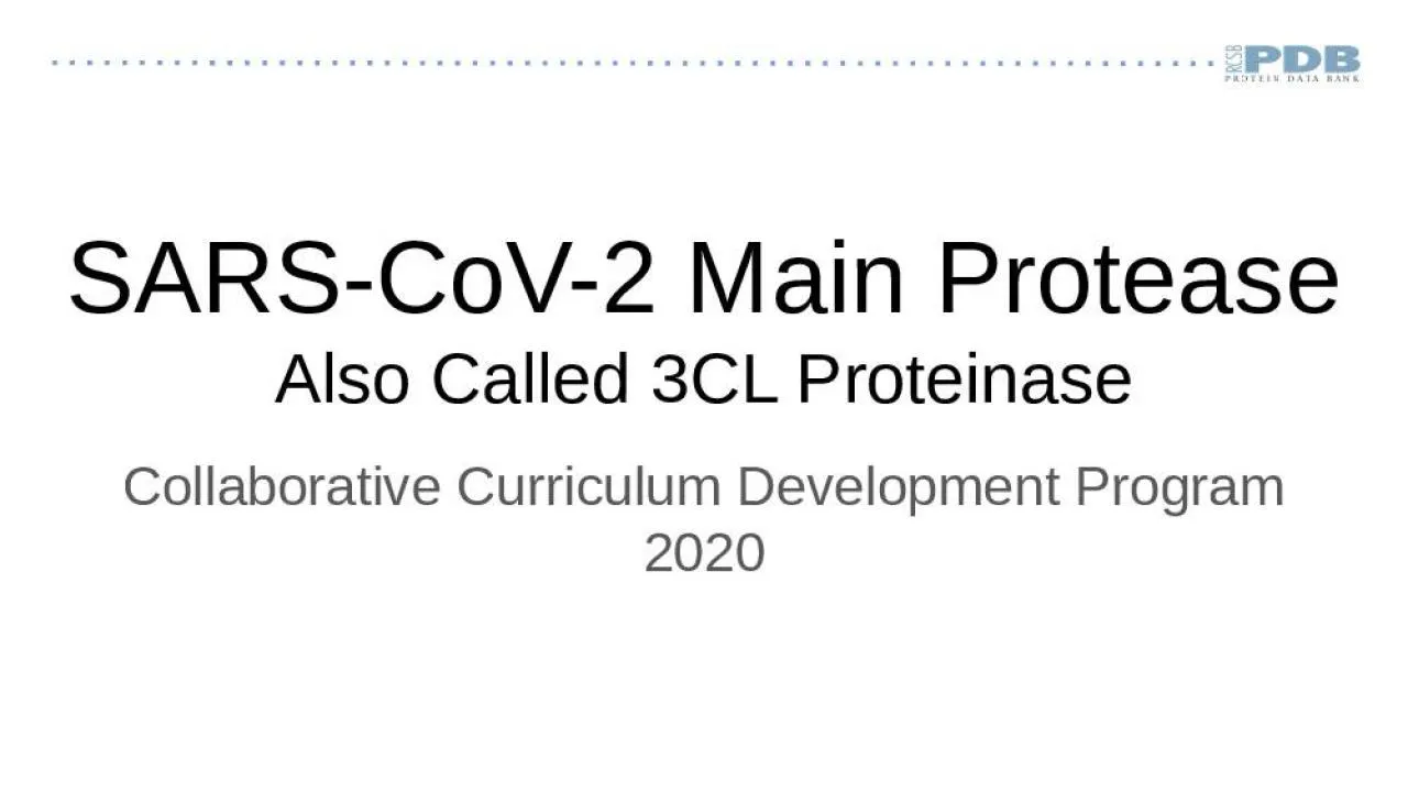 PPT-SARS-CoV-2 Main Protease