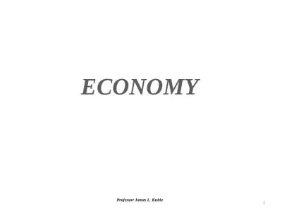 1 ECONOMY 2 The  basic ideas