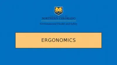 ergonomics Overview introduction