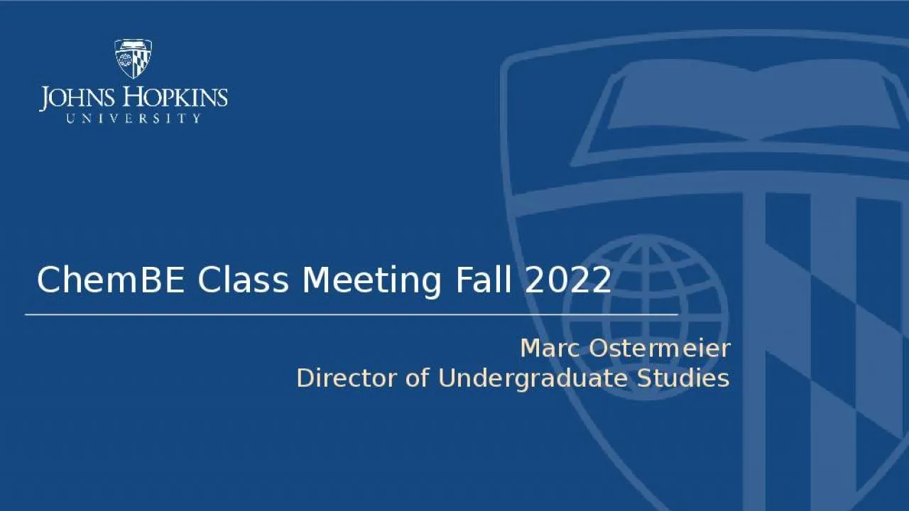 PPT-ChemBE Class Meeting Fall 2022