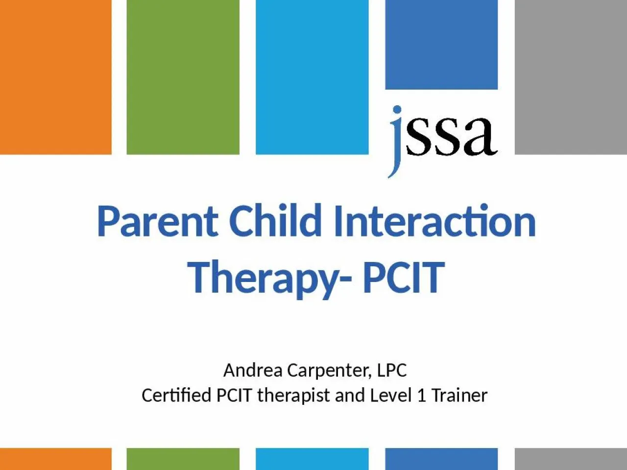 PPT-Parent Child Interaction Therapy- PCIT