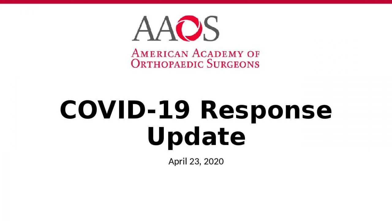 PPT-COVID-19 Response Update