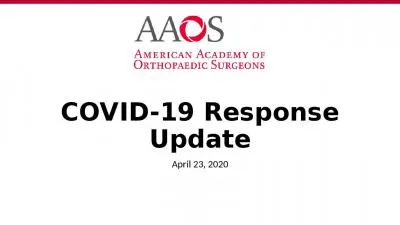 COVID-19 Response Update