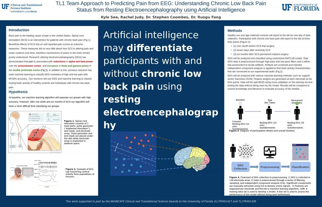 PPT-TL1 Team Approach to Predicting Pain from EEG: Understanding Chronic Low Back Pain Status