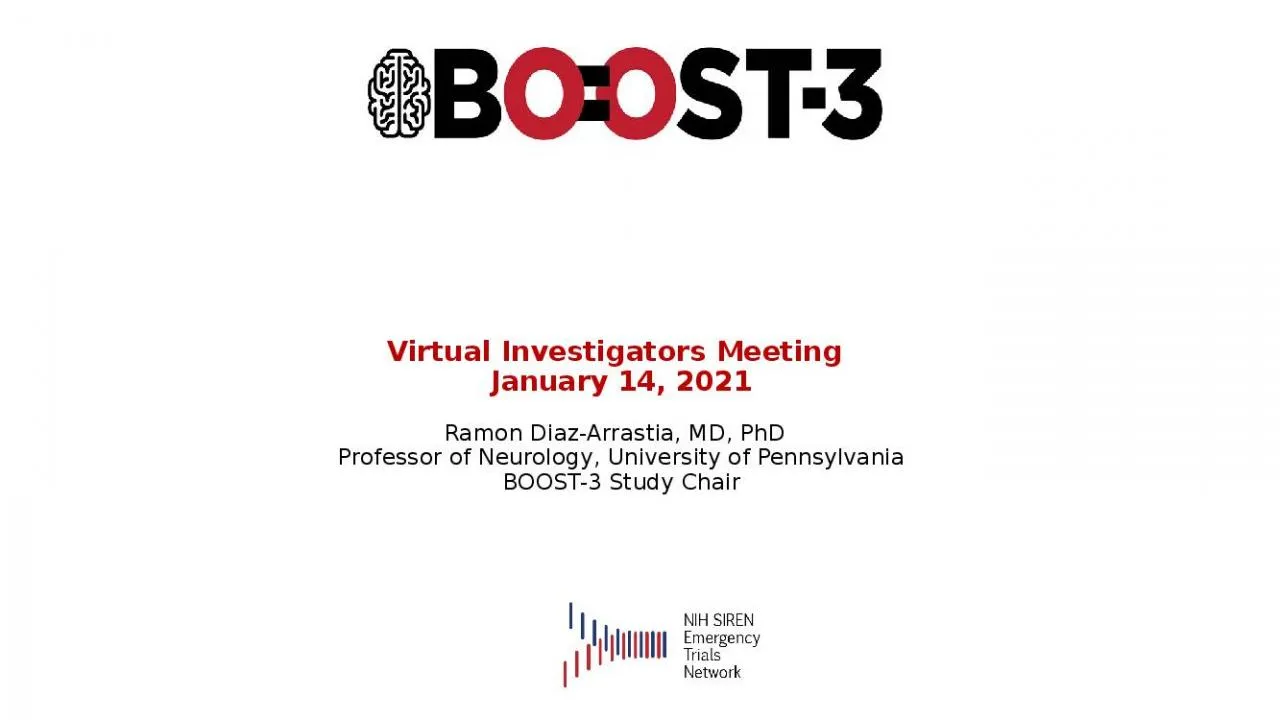 PPT-Virtual Investigators Meeting