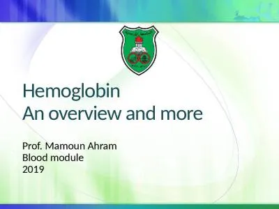 Hemoglobin An overview and more