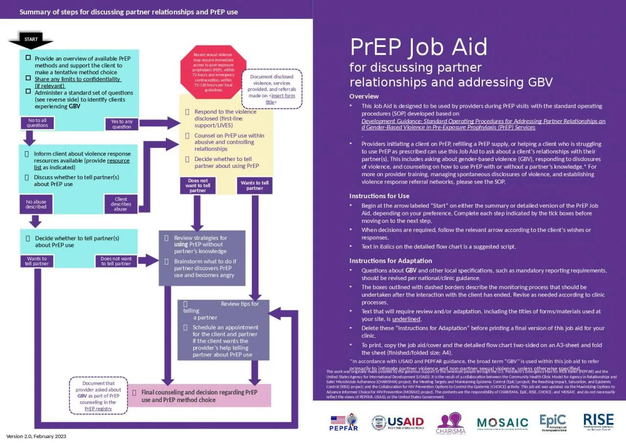 PPT- Final counseling and decision regarding PrEP use and PrEP method choice