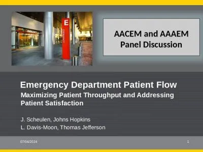 Emergency Department Patient Flow