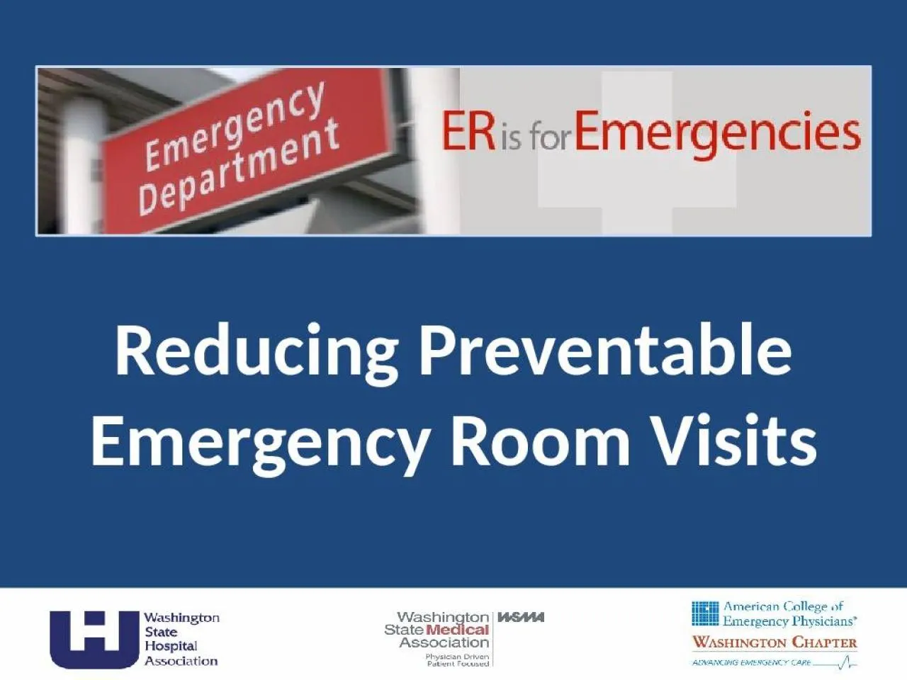 PPT-Reducing Preventable Emergency Room Visits