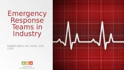 Emergency Response Teams in Industry