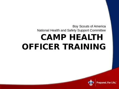 Boy Scouts of America National Health and Safety Support Committee