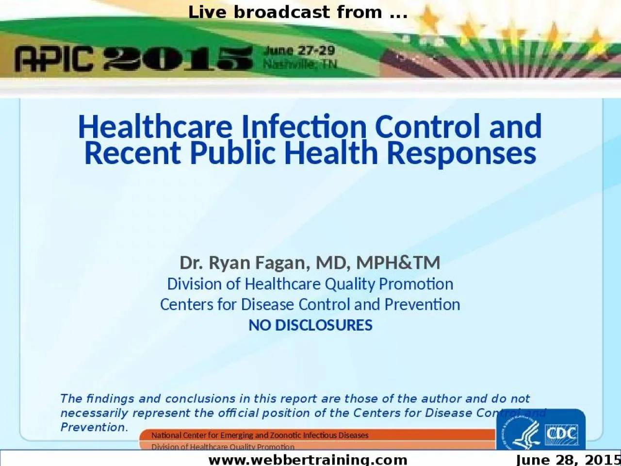 PPT-Healthcare Infection Control and Recent Public Health Responses