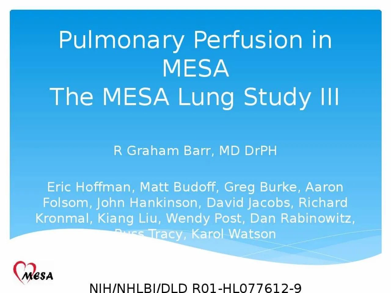 PPT-Pulmonary Perfusion in MESA