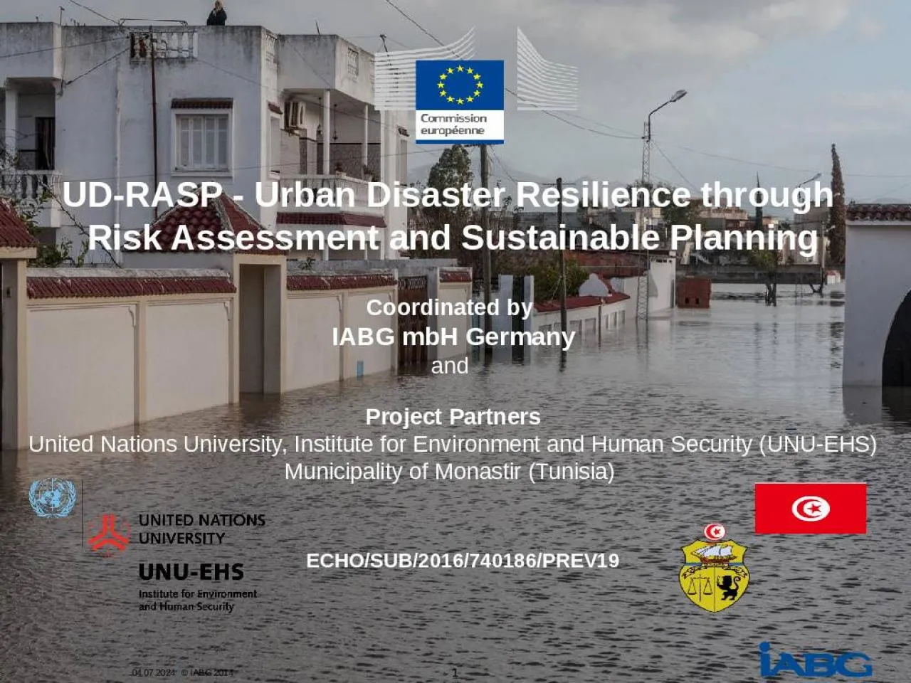 PPT-1 11.01.2017 UD-RASP - Urban Disaster Resilience through