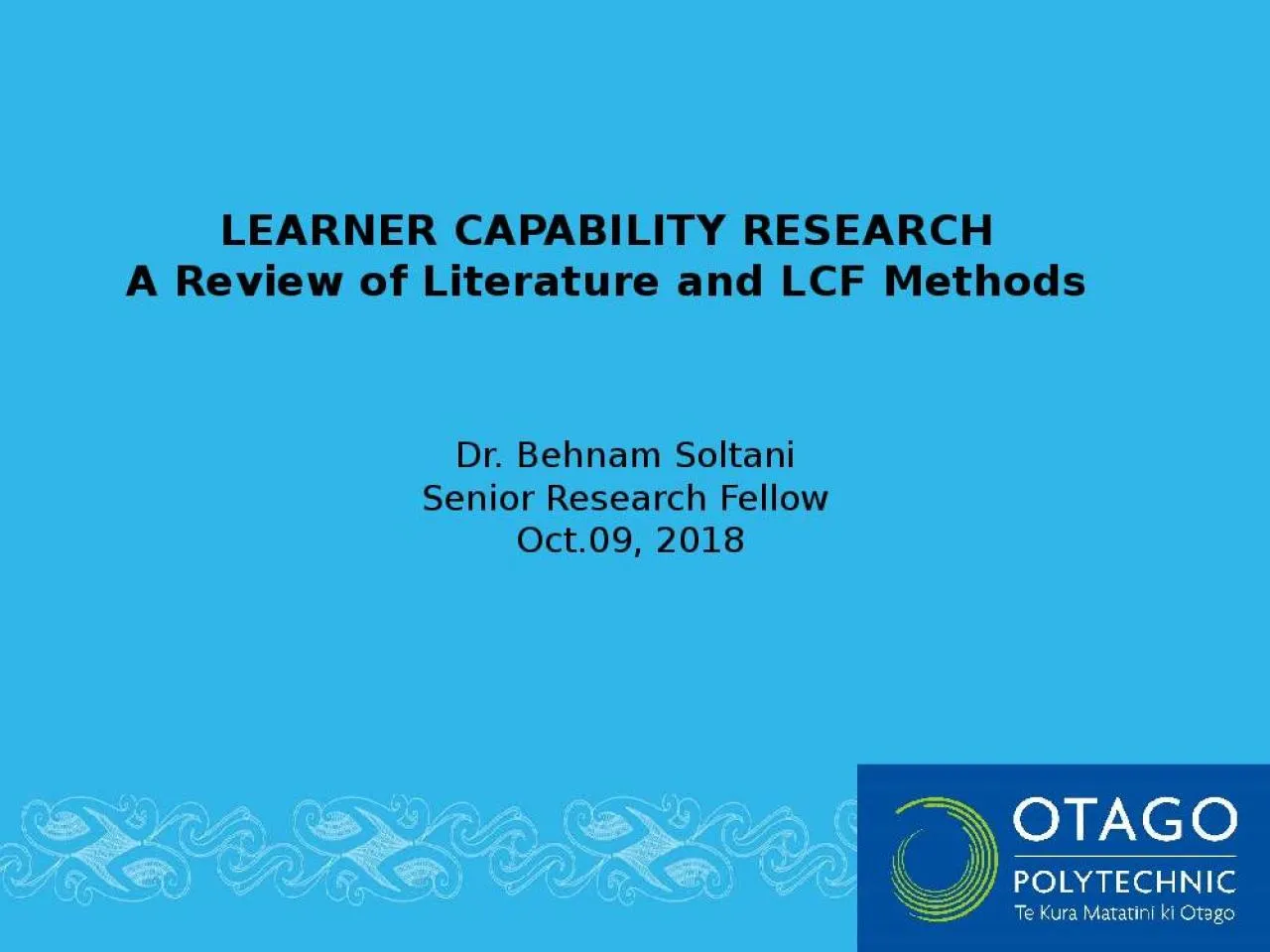 PPT-LEARNER CAPABILITY RESEARCH