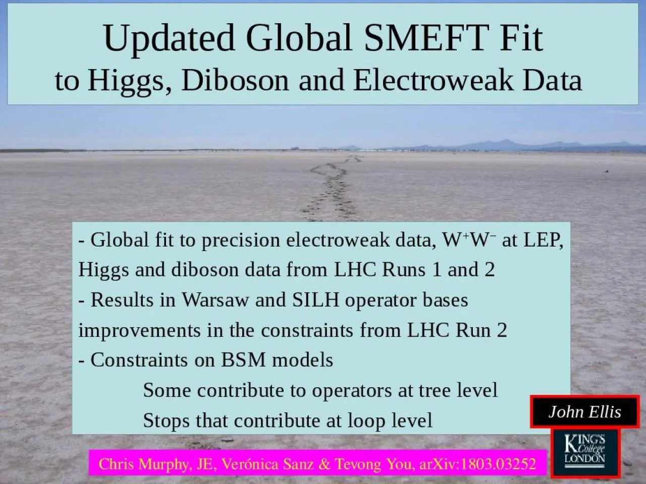 PPT-- Global fit to precision electroweak data,