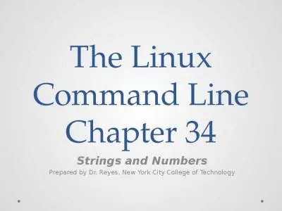 The Linux Command Line Chapter