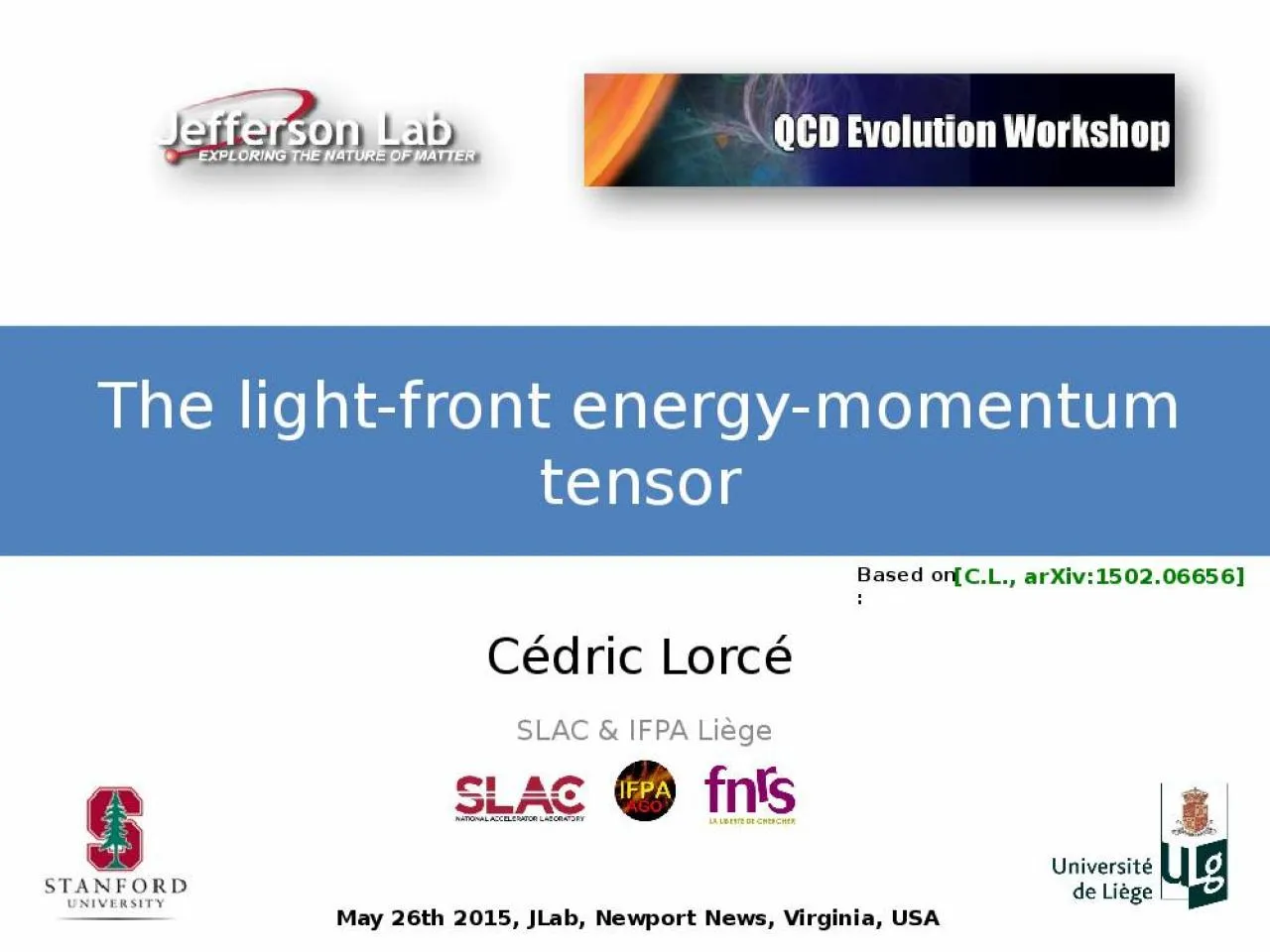 PPT-The light-front energy -