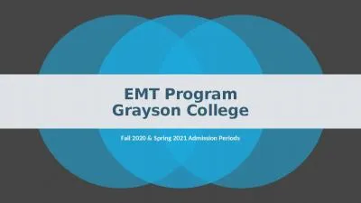 EMT Program Grayson College