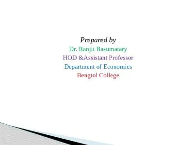 Prepared by Dr. Ranjit Basumatary