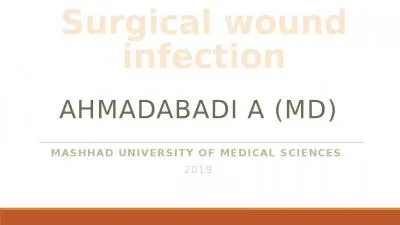 Surgical wound infection