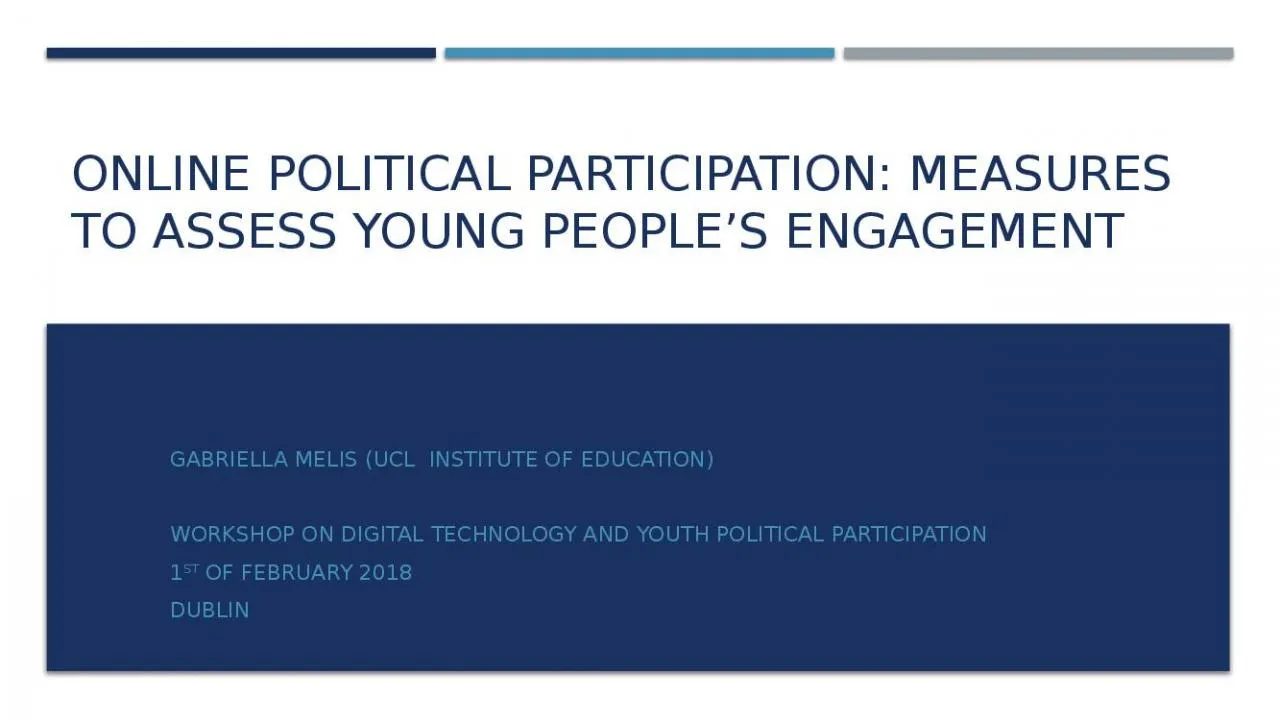 PPT-Online political participation: measures to assess young people’s engagement