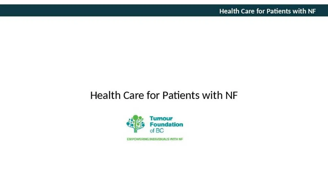 PPT-Health Care for Patients with NF