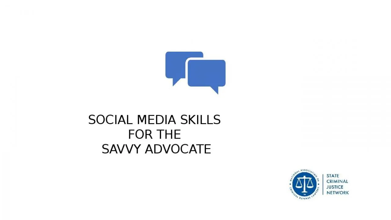 PPT-Social media skills for the