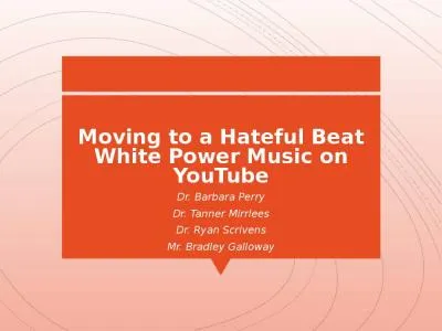 Moving to a Hateful Beat