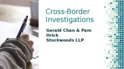 Cross-Border Investigations