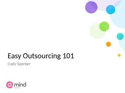 Easy Outsourcing 101 Cody Sperber