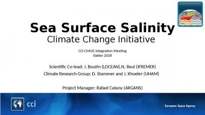 Sea Surface Salinity Climate Change Initiative