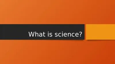 What is science? Science v. Pseudoscience