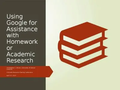 Using Google for Assistance with Homework or Academic Research