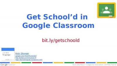 bit.ly/getschoold Get School’d in