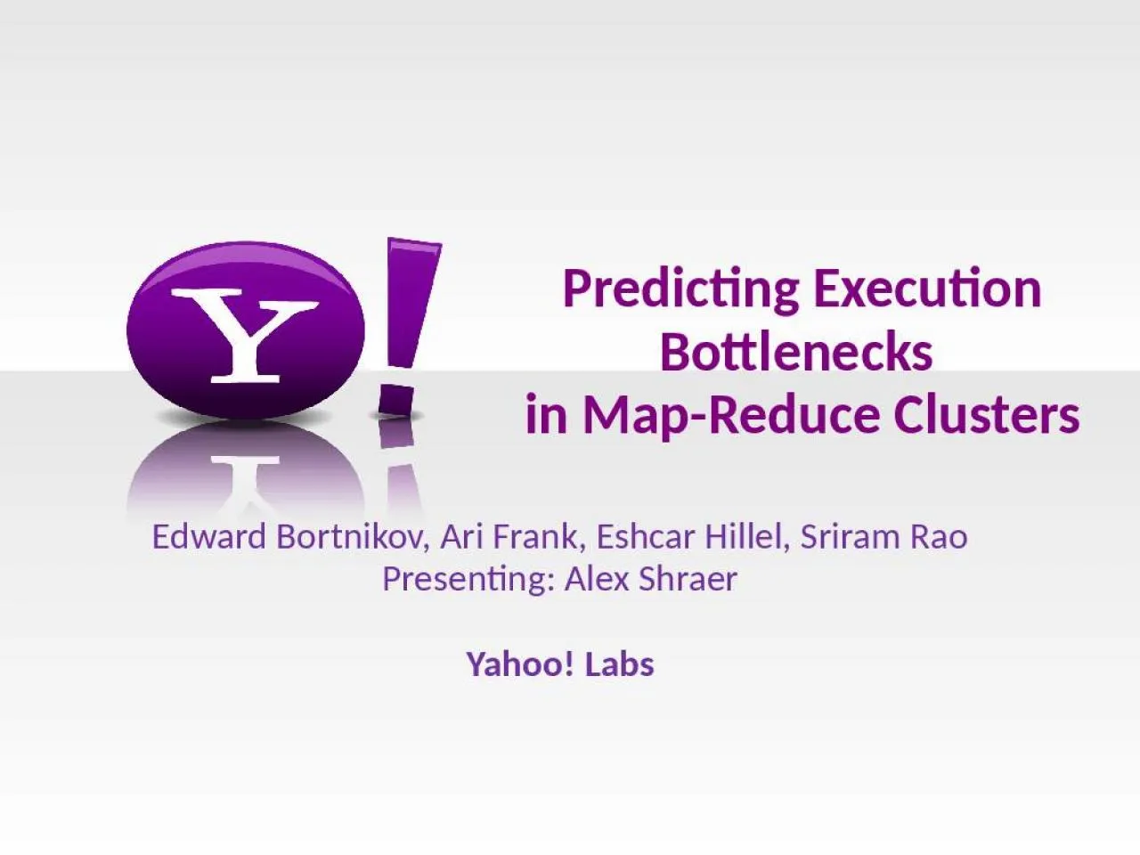 PPT-Predicting Execution Bottlenecks