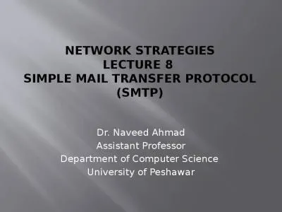 Network strategies Lecture 8