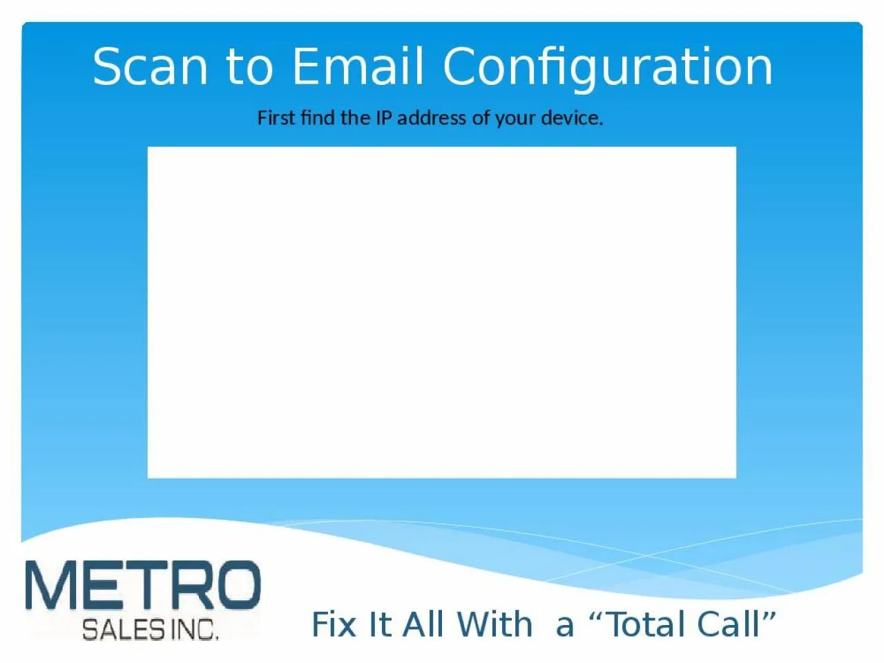 PPT-Scan to Email Configuration