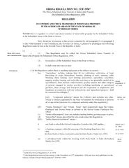 ORISSA REGULATION NO. 2 OF 1956* The Orissa Scheduled Areas Transfer o