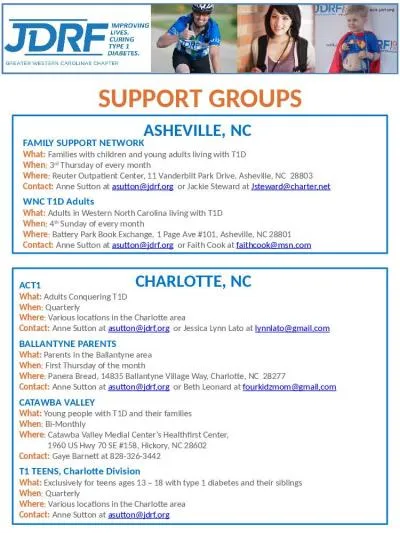 SUPPORT GROUPS ASHEVILLE, NC