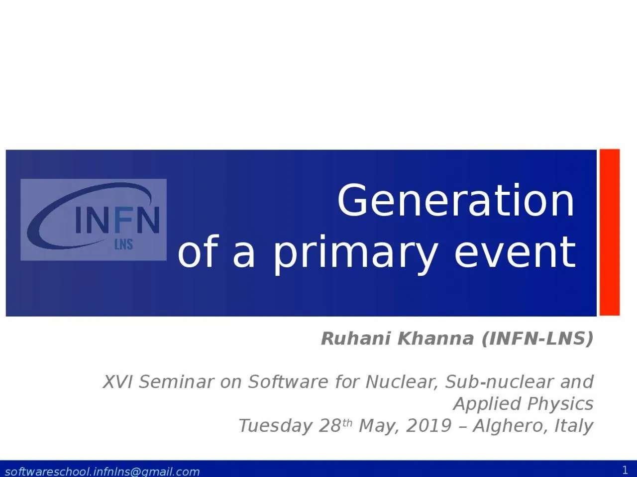 PPT-Generation of a primary event