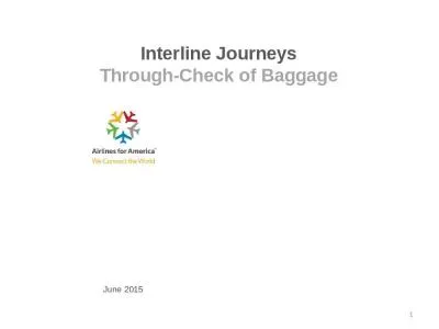 June 2015 Interline Journeys