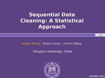 Sequential Data Cleaning: A Statistical Approach