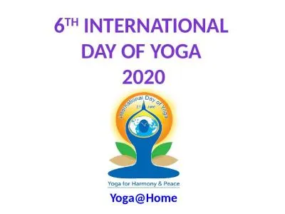 6 th  international  day of yoga