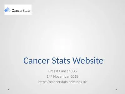 Cancer Stats Website Breast Cancer