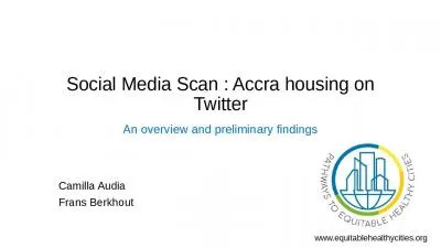 Social Media Scan : Accra housing on Twitter