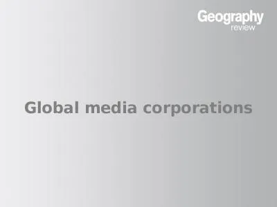 Global  media  c orporations