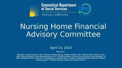 Nursing Home Financial Advisory Committee