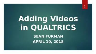 Adding Videos in QUALTRICS